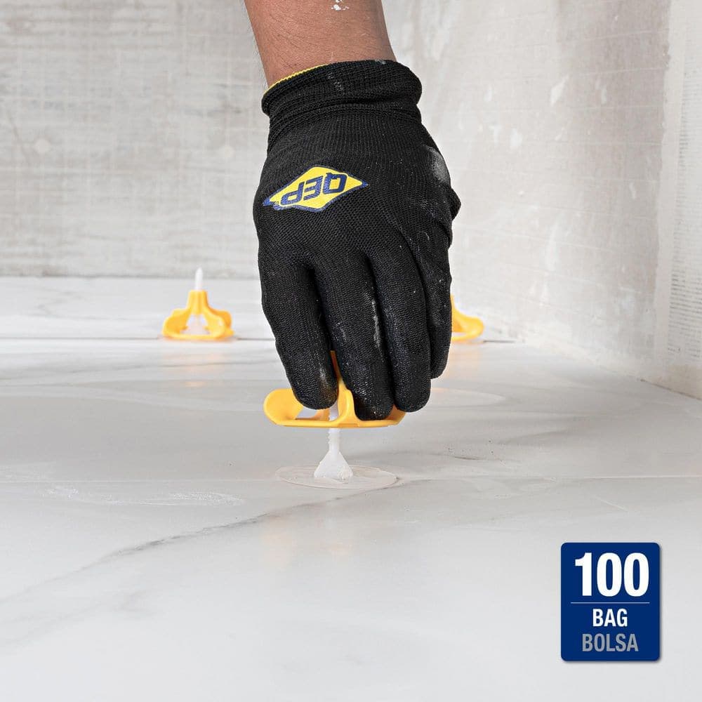 QEP LASH360 Tile Leveling Round Caps (100-Pack) (3)