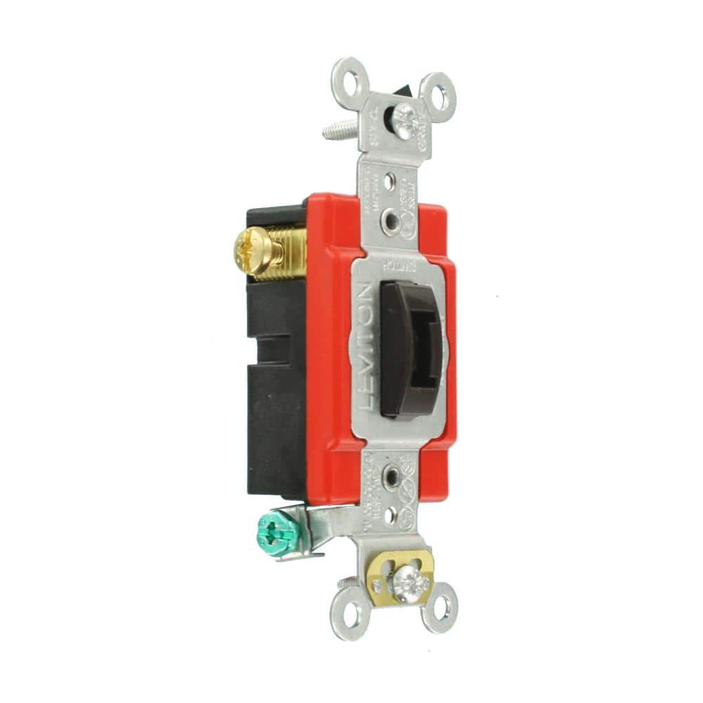 Leviton 20 Amp Industrial Grade Heavy Duty 3-Way Locking Switch, 1223-2L (2)
