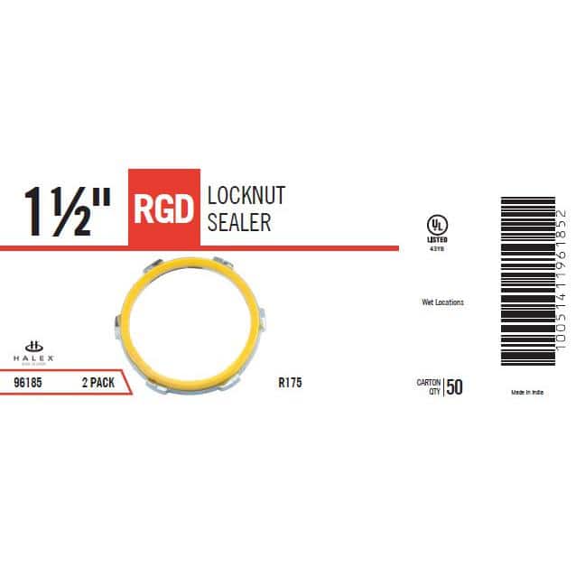 Halex 1-1/2 in. Rigid Sealer Conduit Locknuts (2-Pack) (3)