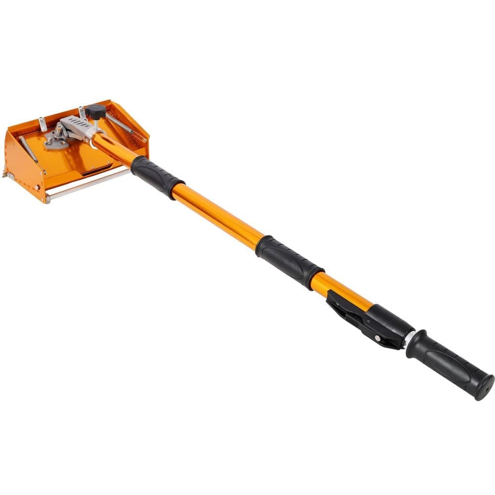 maocao hoom 43 in Adjustable Drywall Finishing Trowel, Plaster Box With Extendable Handel,With Mudguard,Stainless Steel Blade (1)