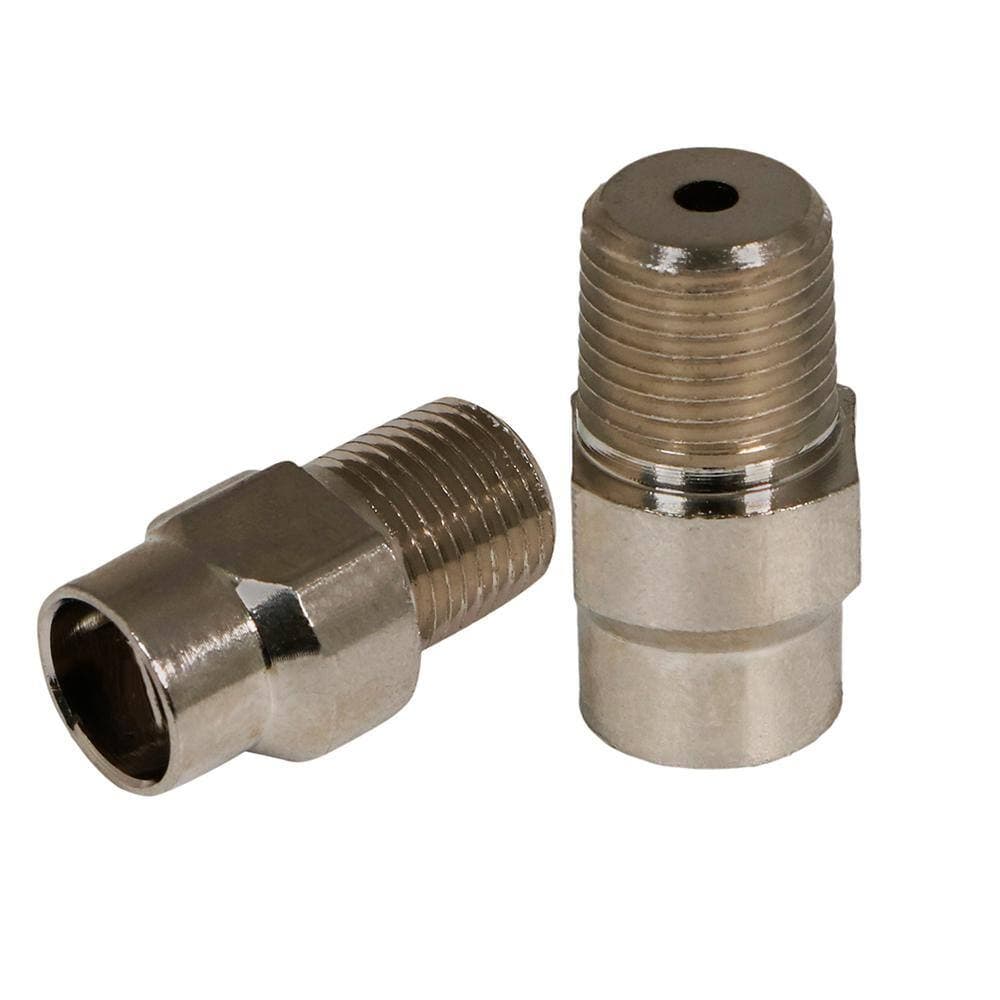 PLUMBFLEX 1/8 in. Chrome Coin Key Radiator Steam Air Valve Male Threaded (2)