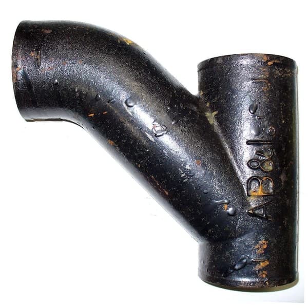 AB and I Foundry 4 in. Cast-Iron Combination Tee/Wye (2)