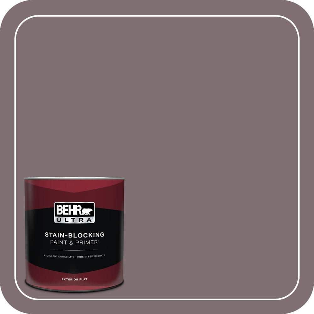BEHR ULTRA 1 qt. #N110-5 Royal Raisin Flat Exterior Paint & Primer