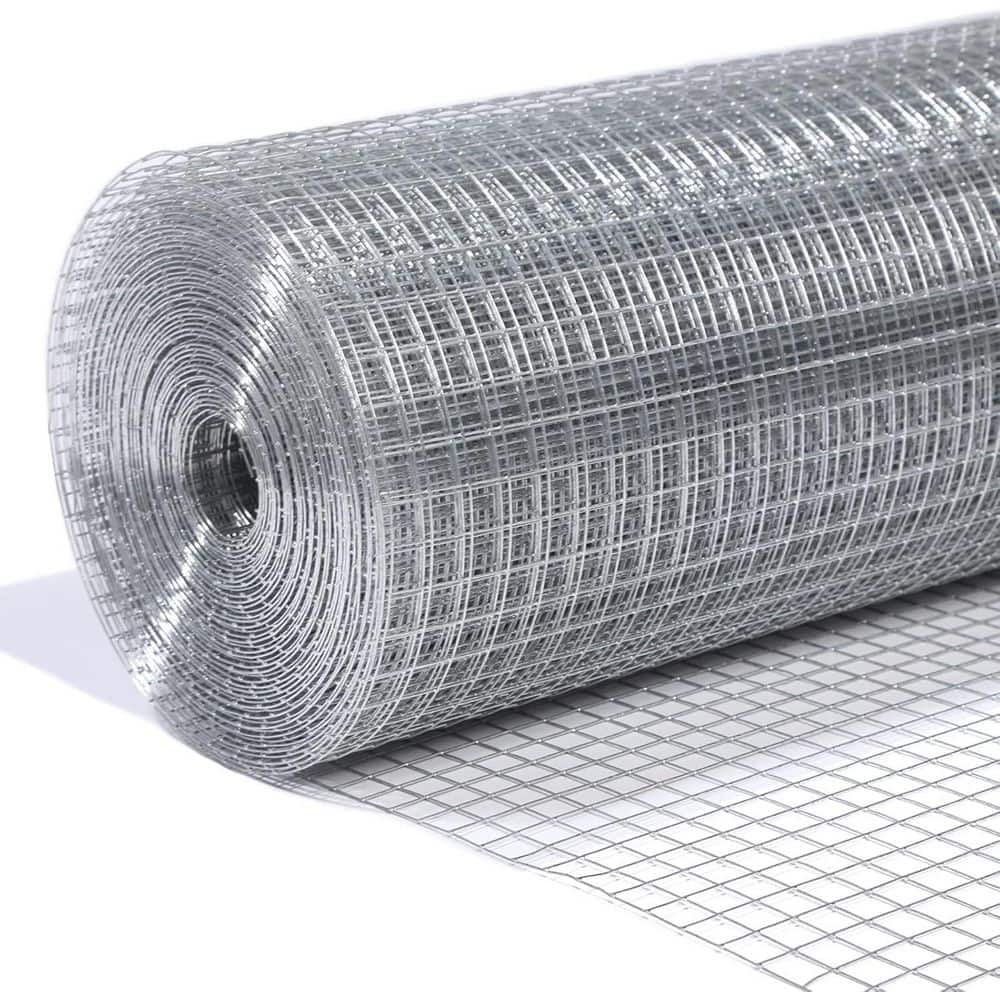 Unbranded 1/4in Hardware Cloth 48x100' 23 Gauge Hot-Dip Galvanized Wire Mesh Roll for Chicken Coops Garden Fencing Plant Supports