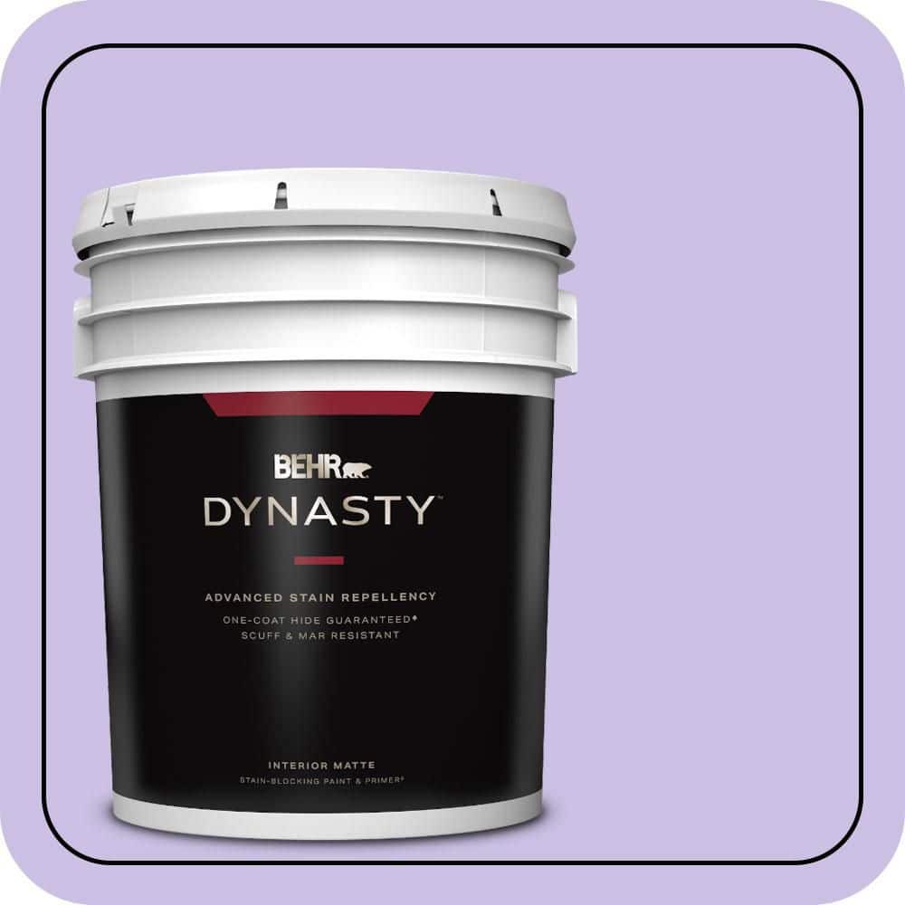 BEHR DYNASTY 5 gal. #P560-3 Party Hat Matte Interior Stain-Blocking Paint & Primer