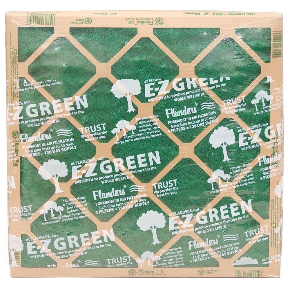 AAF Flanders "12 x 20 x 1 Nested Fiberglass Air Filter MERV 1 (4-pack)"