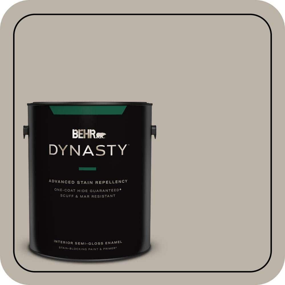 BEHR DYNASTY 1 gal. #MQ2-55 Park Avenue One-Coat Hide Semi-Gloss Enamel Interior Stain-Blocking Paint & Primer