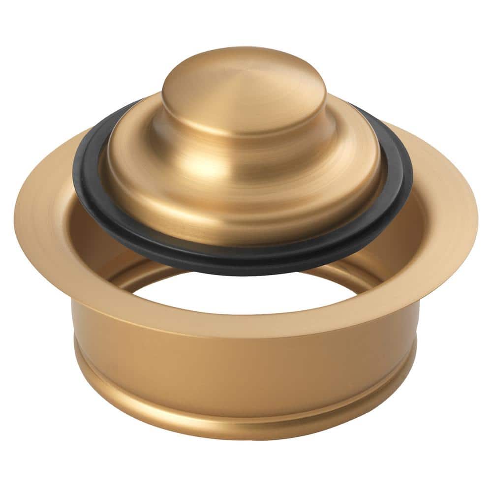 Glacier Bay Garbage Disposal Rim and Stopper-Stainless Steel with Brushed Gold Finish (3)