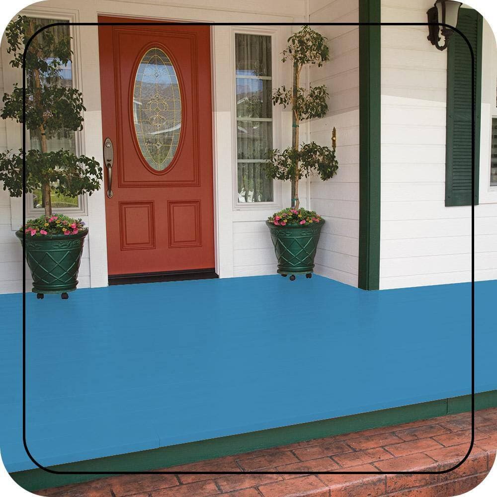 BEHR PREMIUM #P500-5 Low-Lustre Enamel Interior/Exterior Porch and Patio Floor Paint (2)