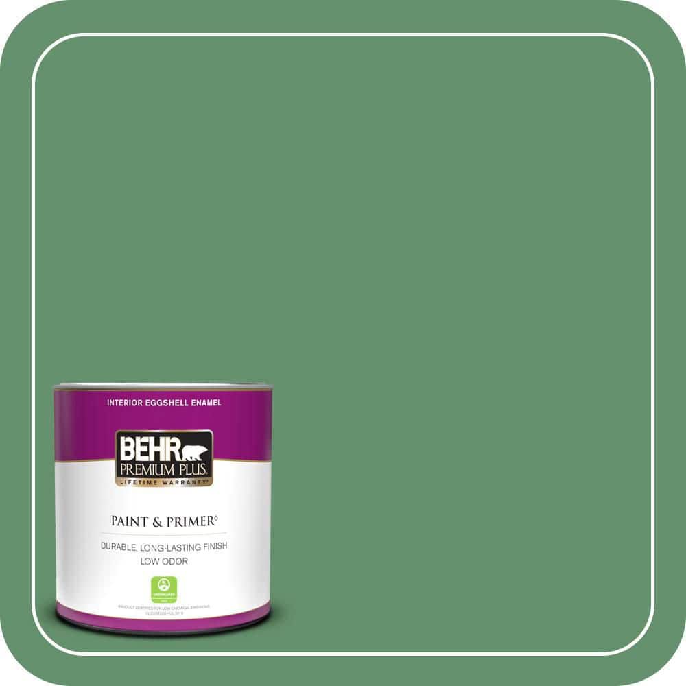 BEHR PREMIUM PLUS 1 qt. #460D-6 Manchester Eggshell Enamel Low Odor Interior Paint & Primer