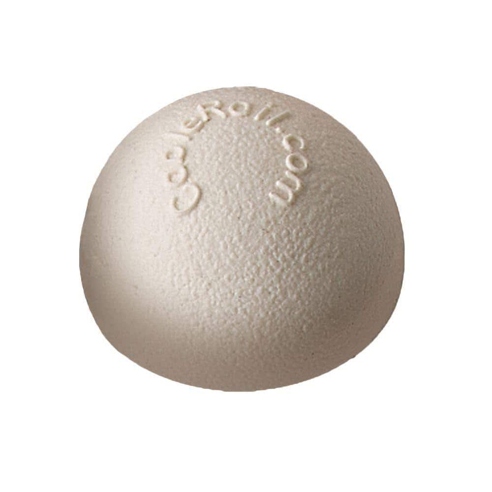 Feeney 7/16 in. Plastic White Dome End Cap for Cable Railing System (10-Pack)