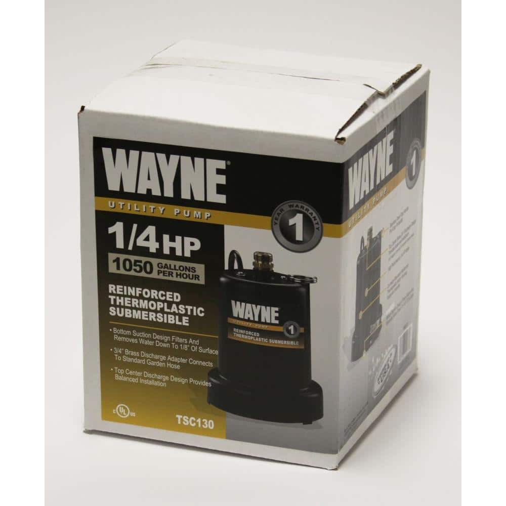 Wayne 1/4 HP Thermoplastic Utility Pump (2)