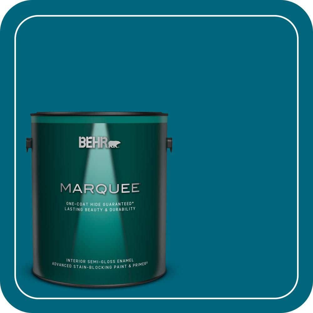 BEHR MARQUEE 1 gal. #P480-7 Striking Semi-Gloss Enamel Interior Paint & Primer