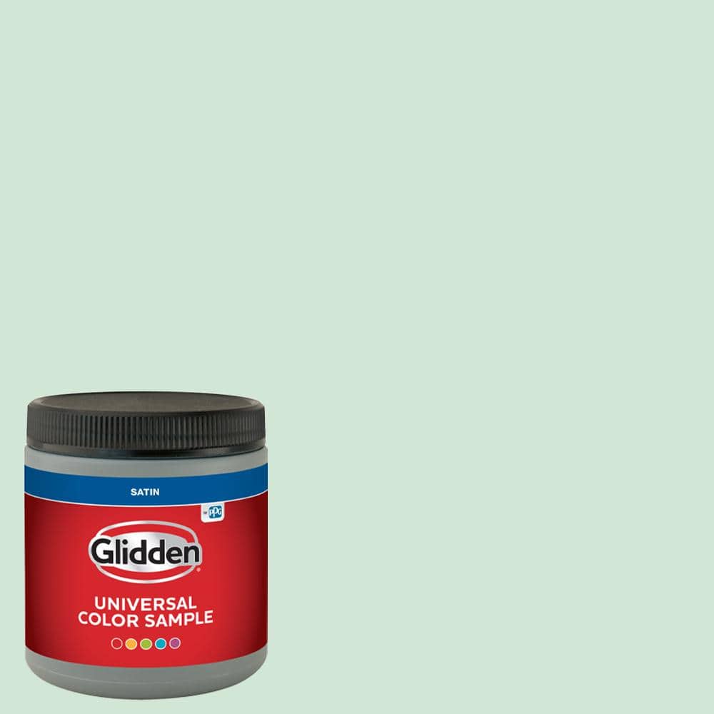 Glidden 8 oz. PPG1226-2 Peppermint Patty Satin Interior Paint Sample (1)