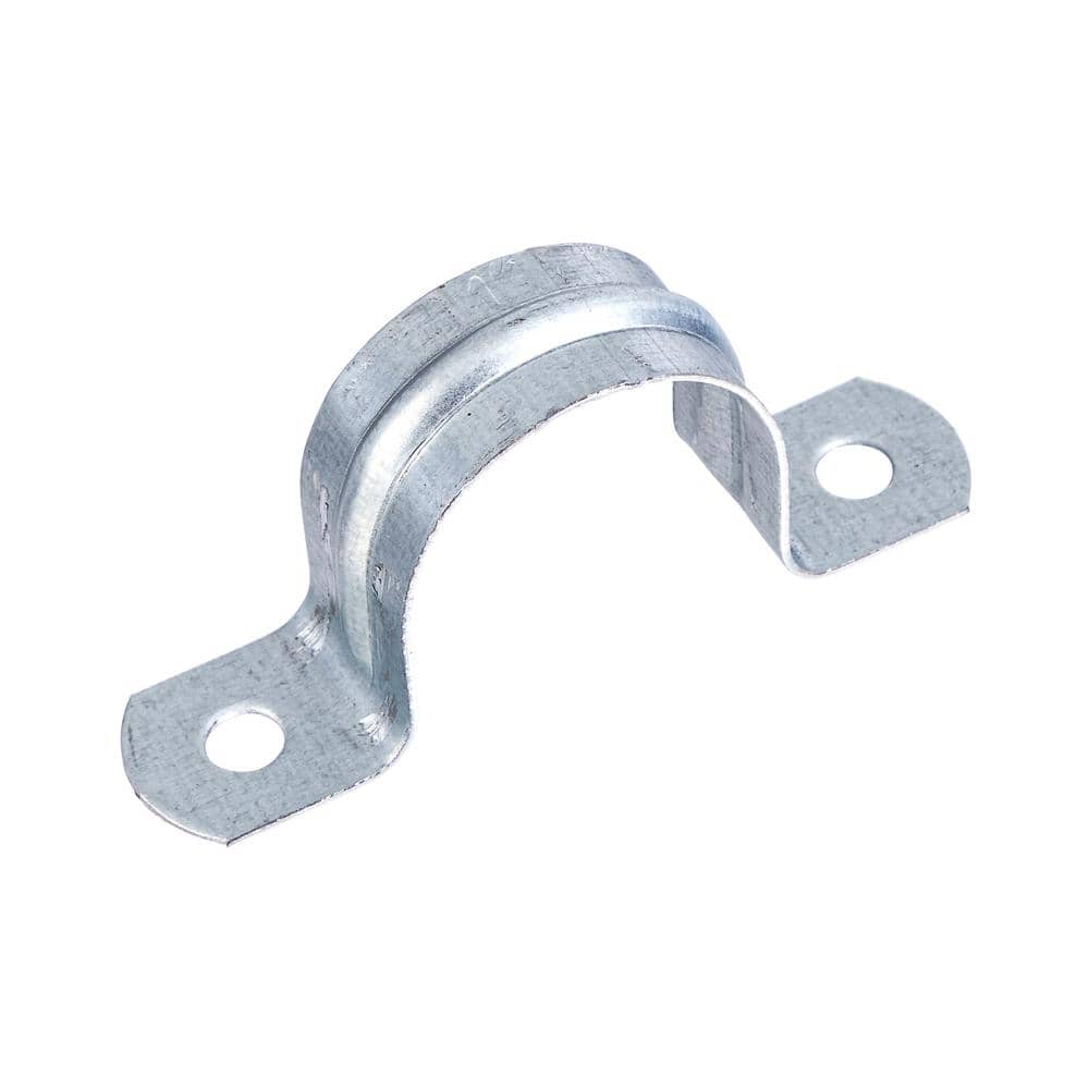 Oatey 2 in. Galvanized 2-Hole Pipe Hanger Strap