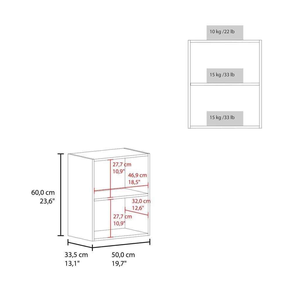 Tahanbath 19.70 in. W x 13.10 in. D x 23.60 in. H Bathroom Storage Wall Cabinet in White with 2 Shelves and Door (3)