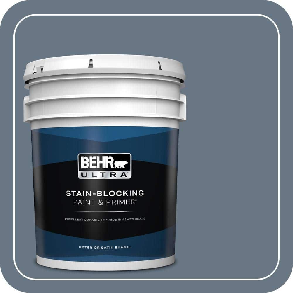 BEHR ULTRA 5 gal. #MQ5-19 Hypnotic Satin Enamel Exterior Paint & Primer