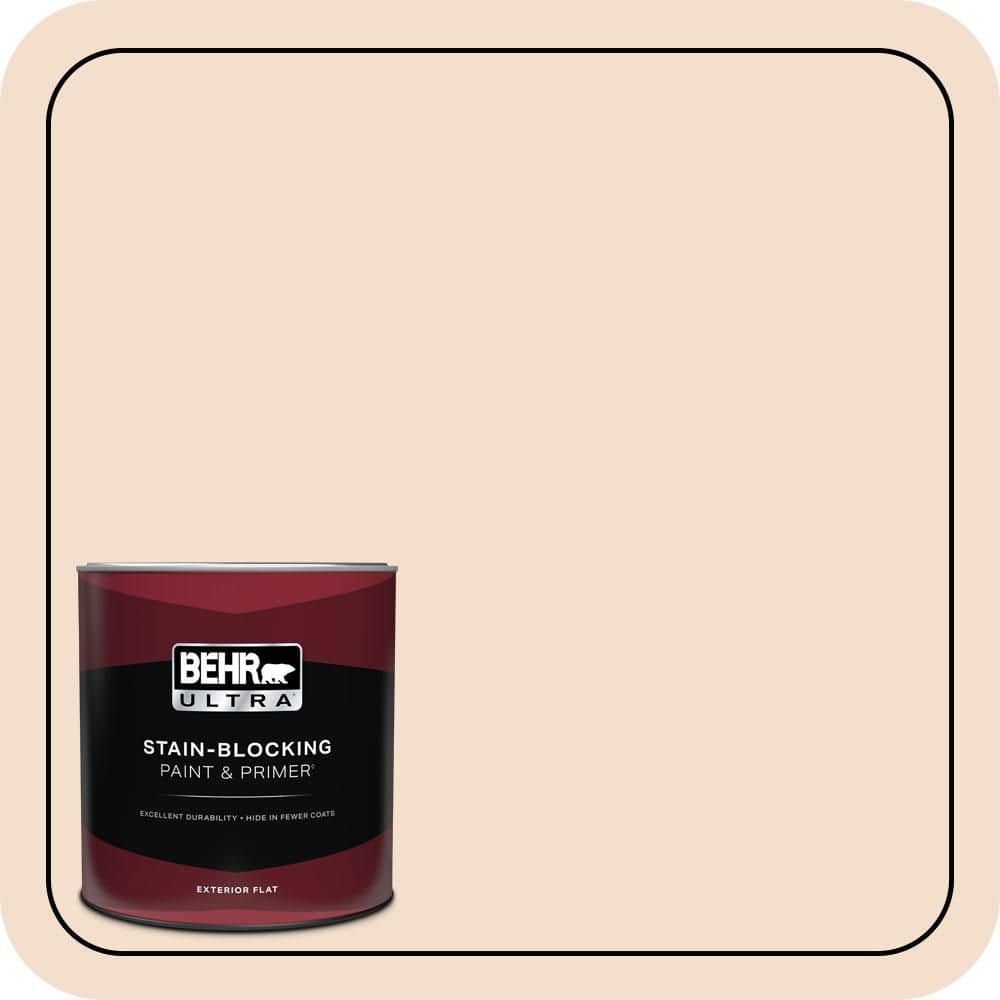 BEHR ULTRA 1 qt. #PPU3-05 Splendor Flat Exterior Paint & Primer