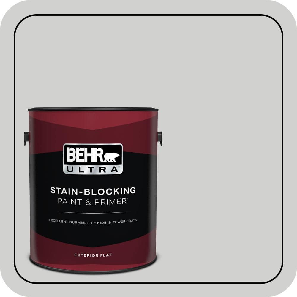 BEHR ULTRA 1 gal. #PPU26-15 Halation Flat Exterior Paint & Primer