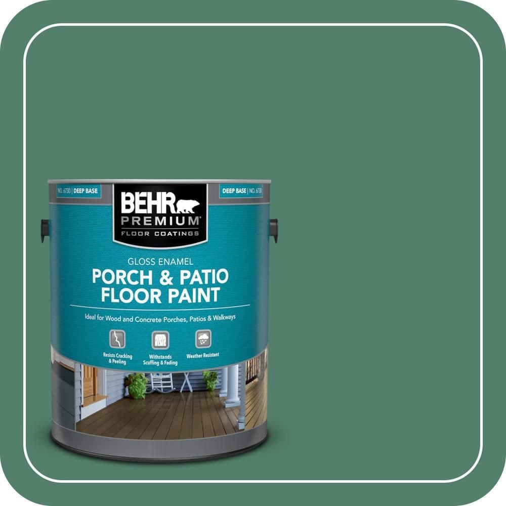 BEHR PREMIUM 1 gal. #M430-6 Park Bench Gloss Enamel Interior/Exterior Porch and Patio Floor Paint