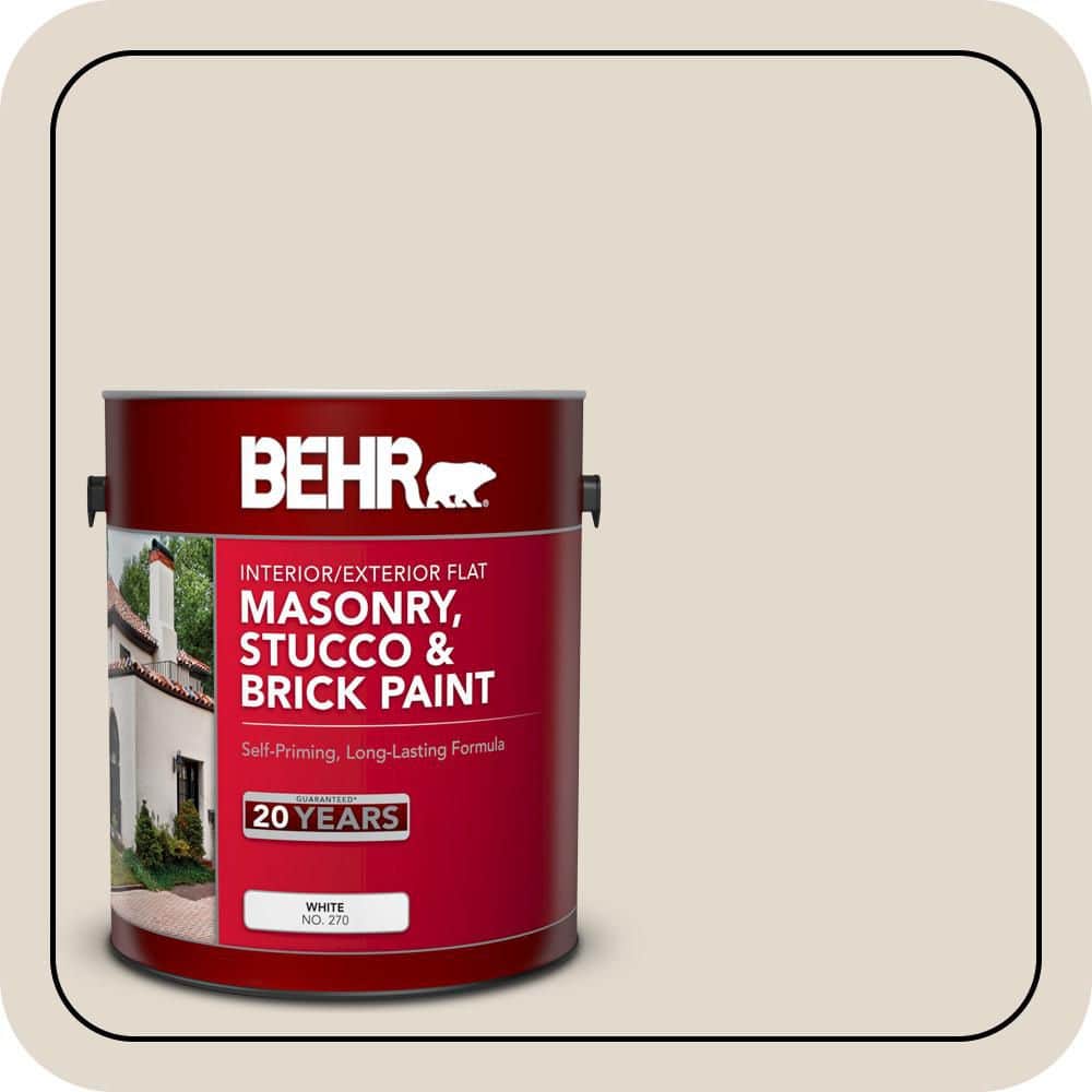 BEHR 1 gal. #MS-19 Meadowbrook Flat Interior/Exterior Masonry, Stucco and Brick Paint