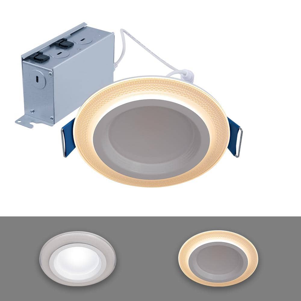 HALO 1-pack 4 in. RL Night Light, 700-Lumens, Selectable CCT, D2W DM (2)