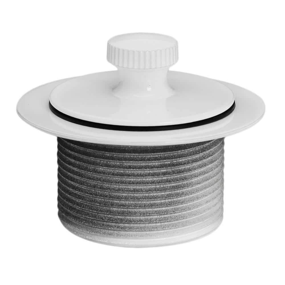 Westbrass 1-1/2 in. NPSM Twist & Close Bathtub Drain Plug, Coarse Thread (4)