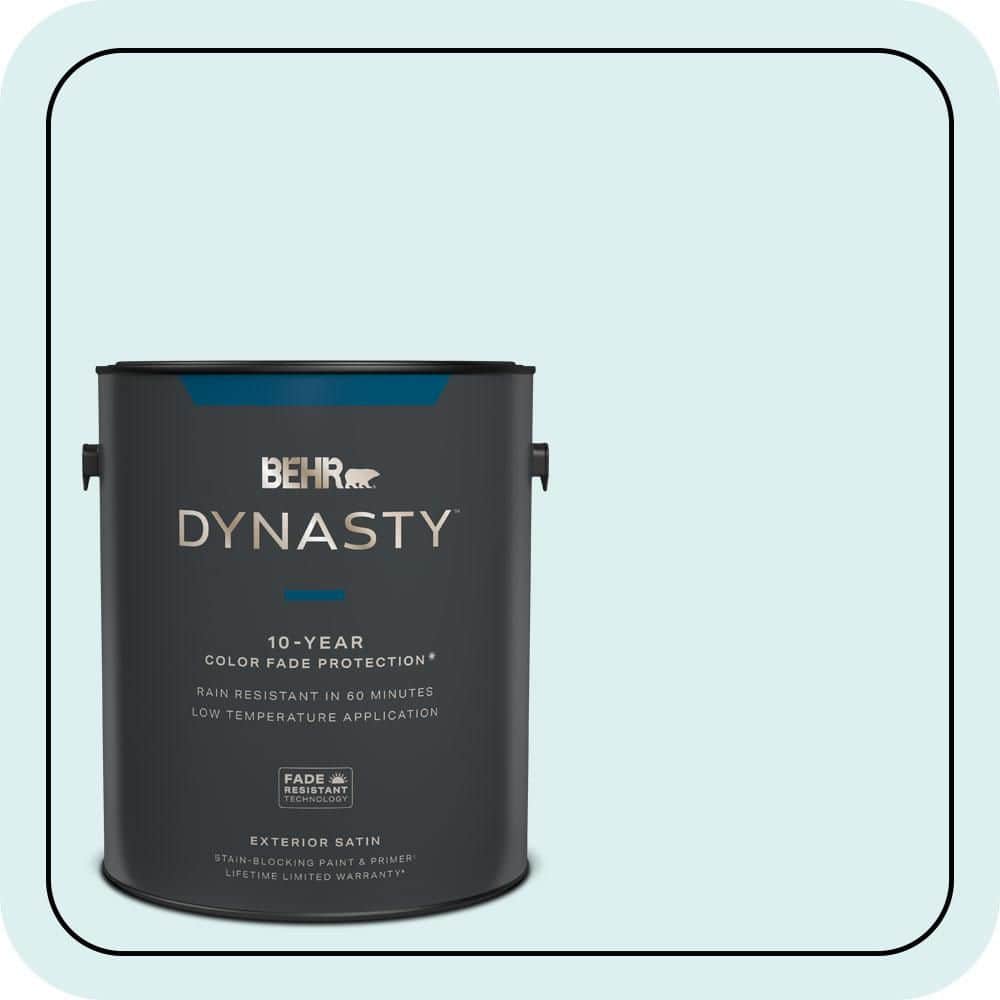 BEHR DYNASTY 1 gal. #510A-1 Soar Satin Enamel Exterior Stain-Blocking Paint & Primer
