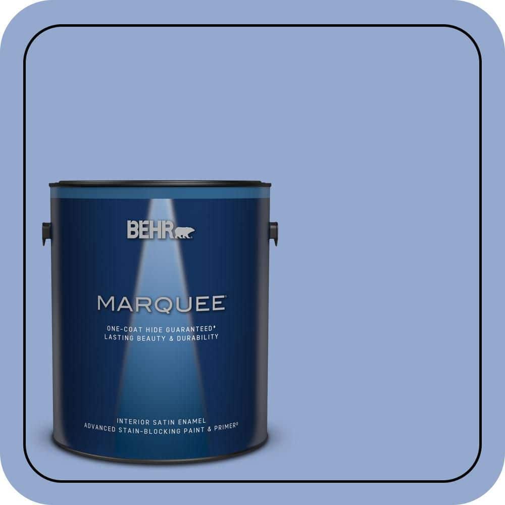 BEHR MARQUEE 1 gal. #M540-4 Hopeful Dream One-Coat Hide Satin Enamel Interior Paint & Primer (1)