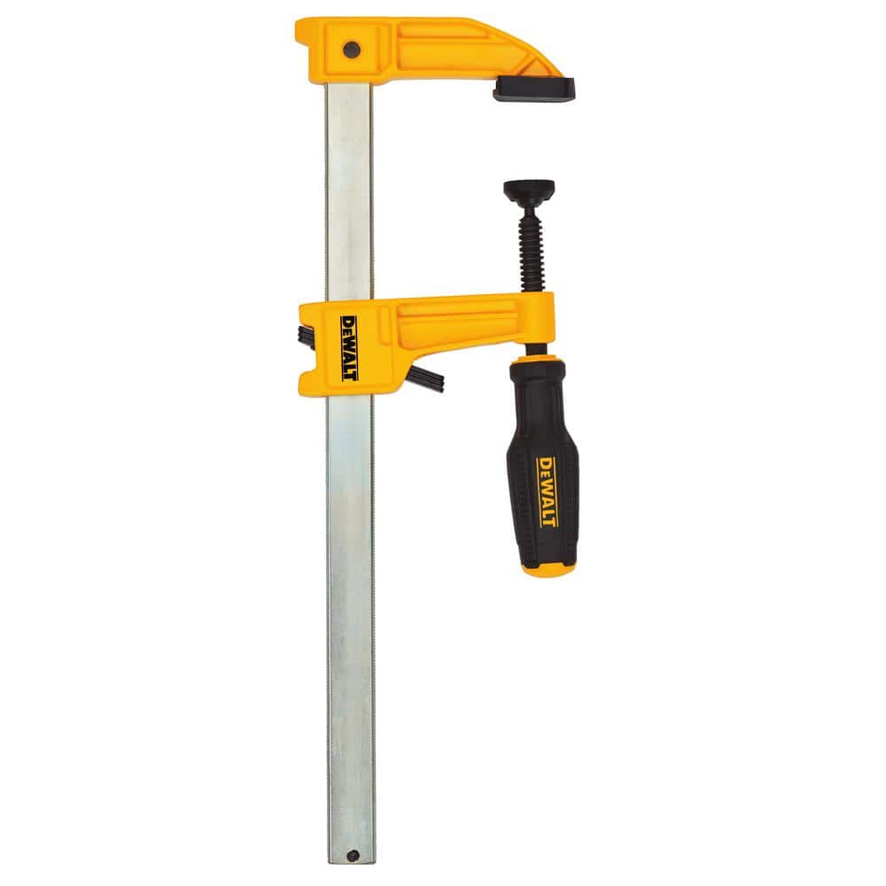 DEWALT 12 in. 1000 lb. Bar Clamp w/3.25 in. Throat Depth (2)