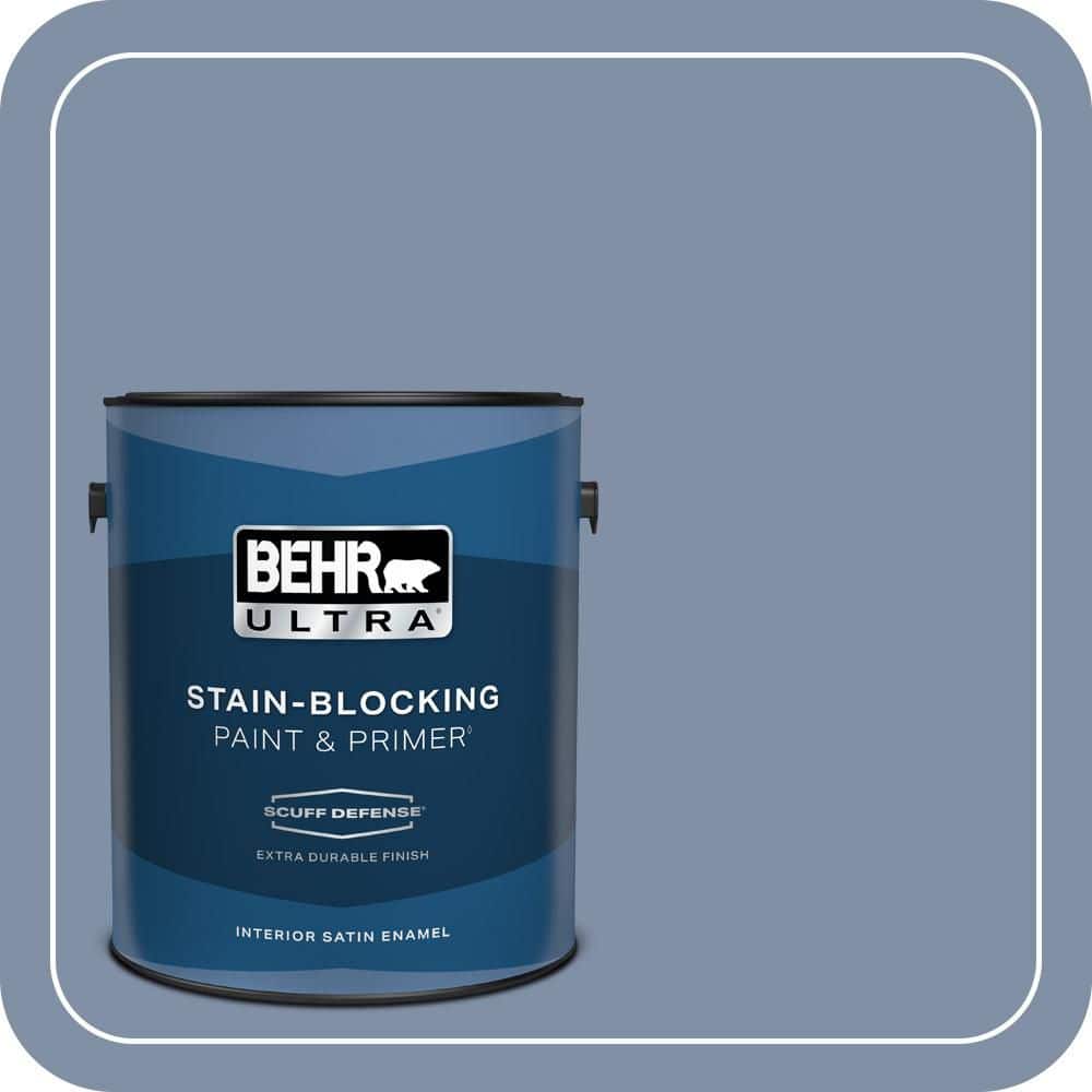BEHR ULTRA 1 gal. #MQ5-16 Montage Extra Durable Satin Enamel Interior Paint & Primer