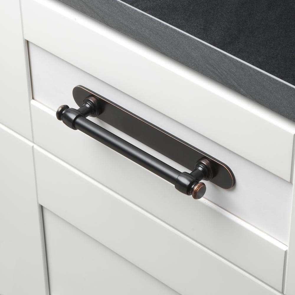 GLIDERITE 7-1/4 in. Rounded Cabinet Backplate 5-1/16 in. Center to Center, 7343-128-ORB (2)