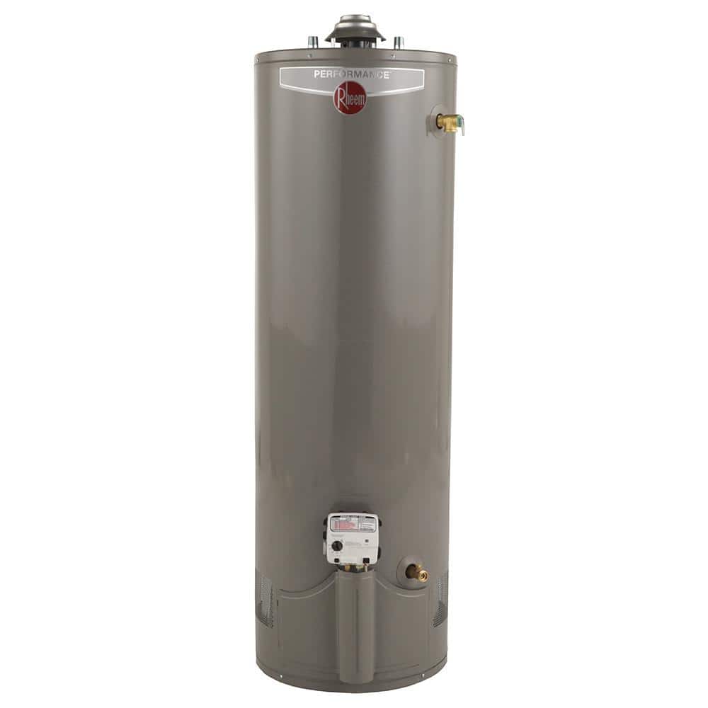 Rheem Performance 50 gal. Tall 6-Year 34,000 BTU Narrow Diameter Ultra Low NOx (ULN) Natural Gas Tank Water Heater