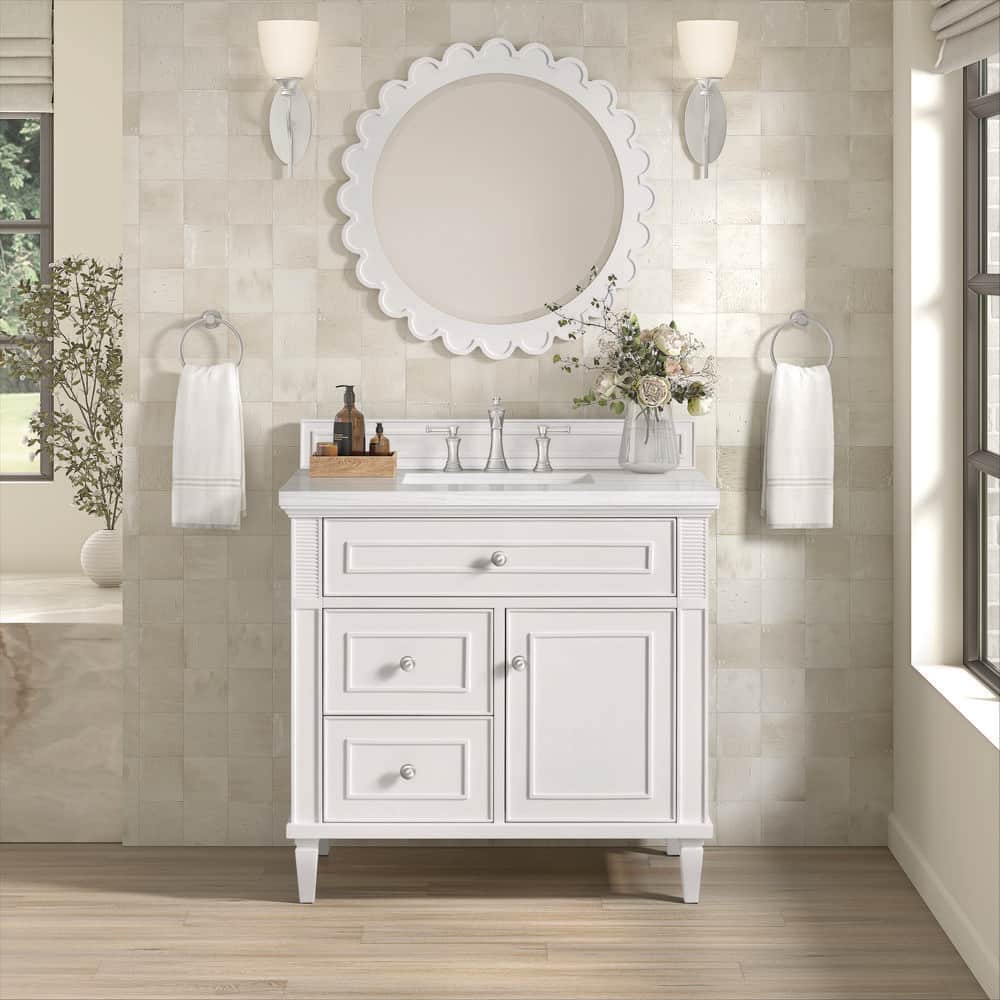 James Martin Vanities Lorelai 35.88 in. W 23.5 in. D 32.88 in. H Bath Vanity Cabinet Without Top (1)