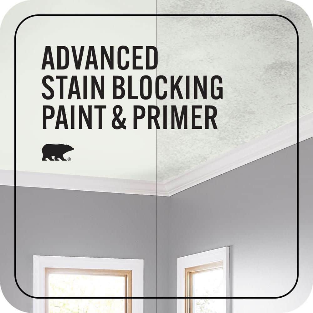 BEHR MARQUEE 1 gal. #N410-1 Silence Ceiling Flat Interior Paint & Primer (3)