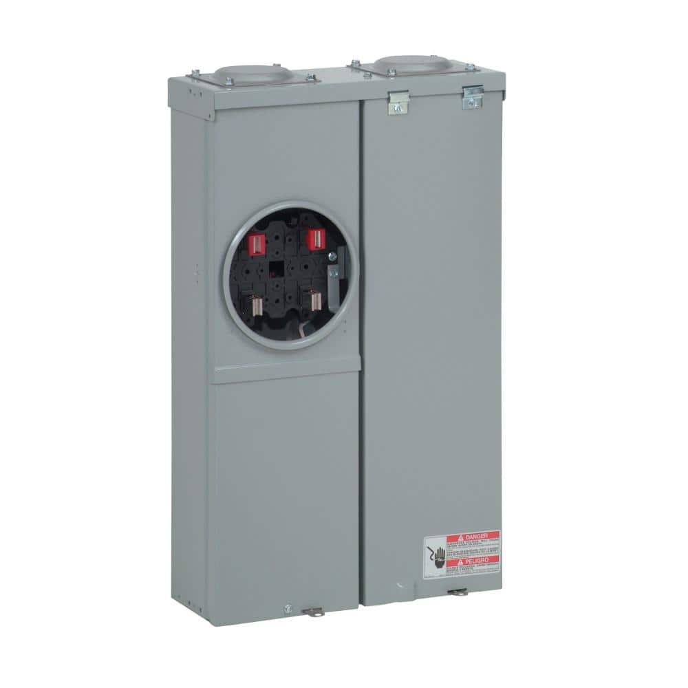 Eaton 100 Amp 12-Space 24-Circuit BR Type Main Breaker Meter Breaker Surface EUSERC (3)