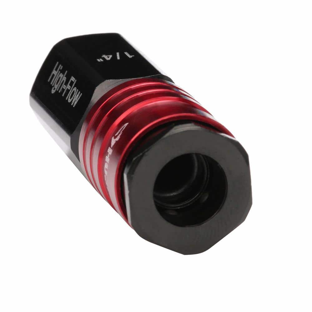 Husky High Flow Aluminum Female Quick Coupler and Plug Set (3)