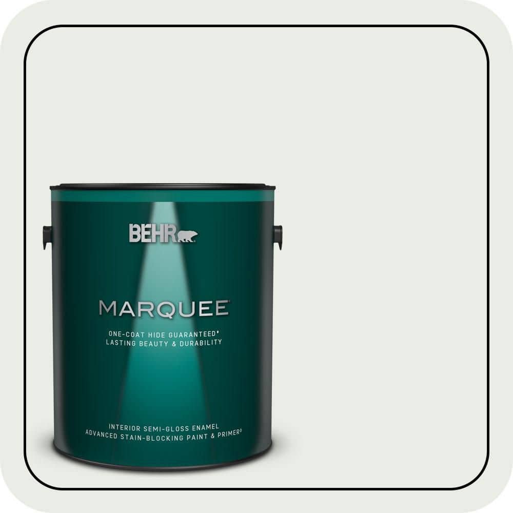 BEHR MARQUEE 1 gal. #PPU25-12 Minimalistic Semi-Gloss Enamel Interior Paint & Primer