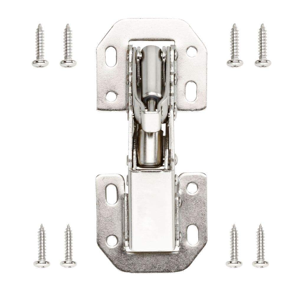 Everbilt Full Overlay Frameless Surface Mount Soft Close Hinge (2-Pack) (2)