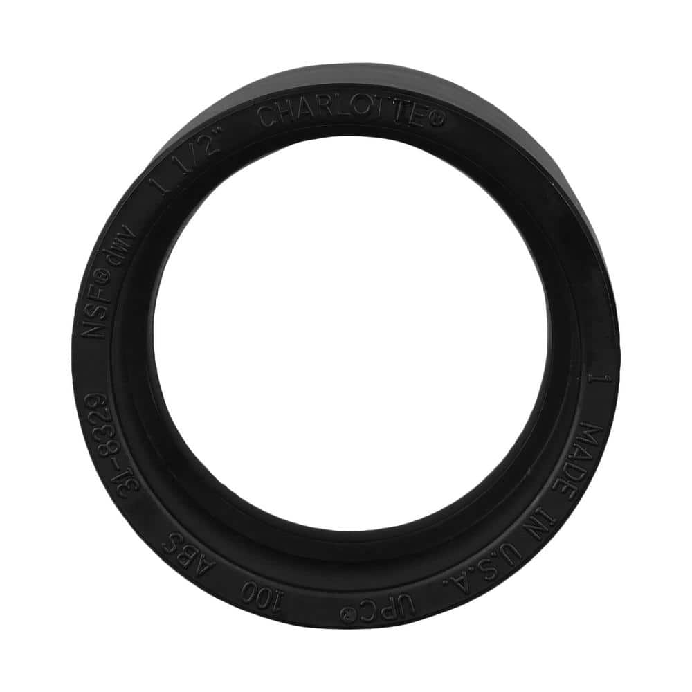 Charlotte Pipe 3 in. ABS DWV Hub Hub Coupling (2)