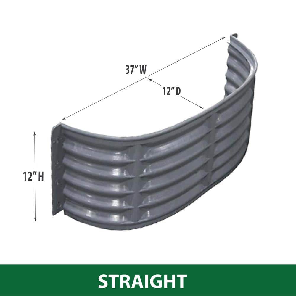 SHAPE PRODUCTS 37 in. W x 12 in. D x 12 in. H Straight Plastic Area Window Well (3)