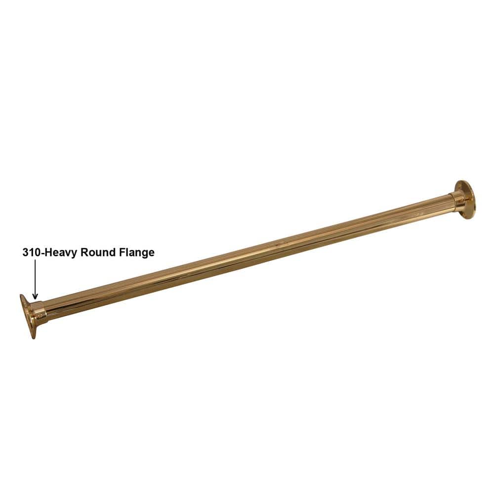 Barclay Products 2-2/4 in. Heavy Round Shower Rod Flanges (3)