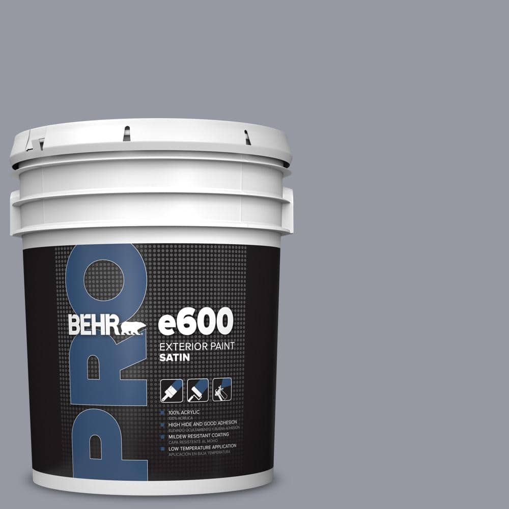 BEHR PRO 5 gal. #N540-4 Silhouette Satin Exterior Paint