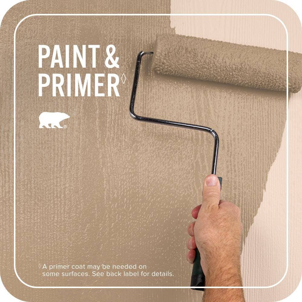 BEHR PREMIUM PLUS 1 qt. #MQ2-12 Milano Satin Enamel Exterior Paint & Primer (3)