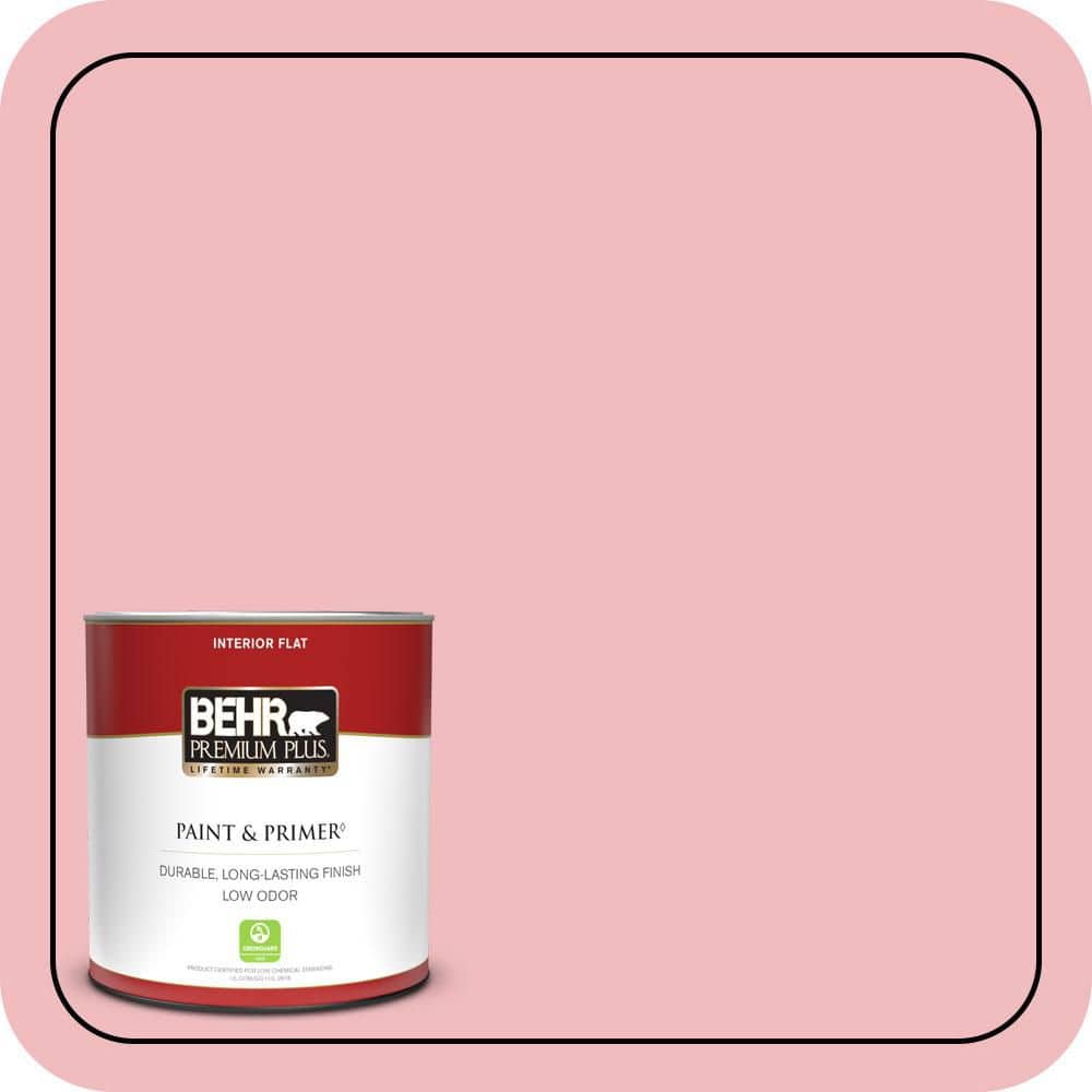 BEHR PREMIUM PLUS #P160-2 Blush Rush Enamel Low Odor & Primer