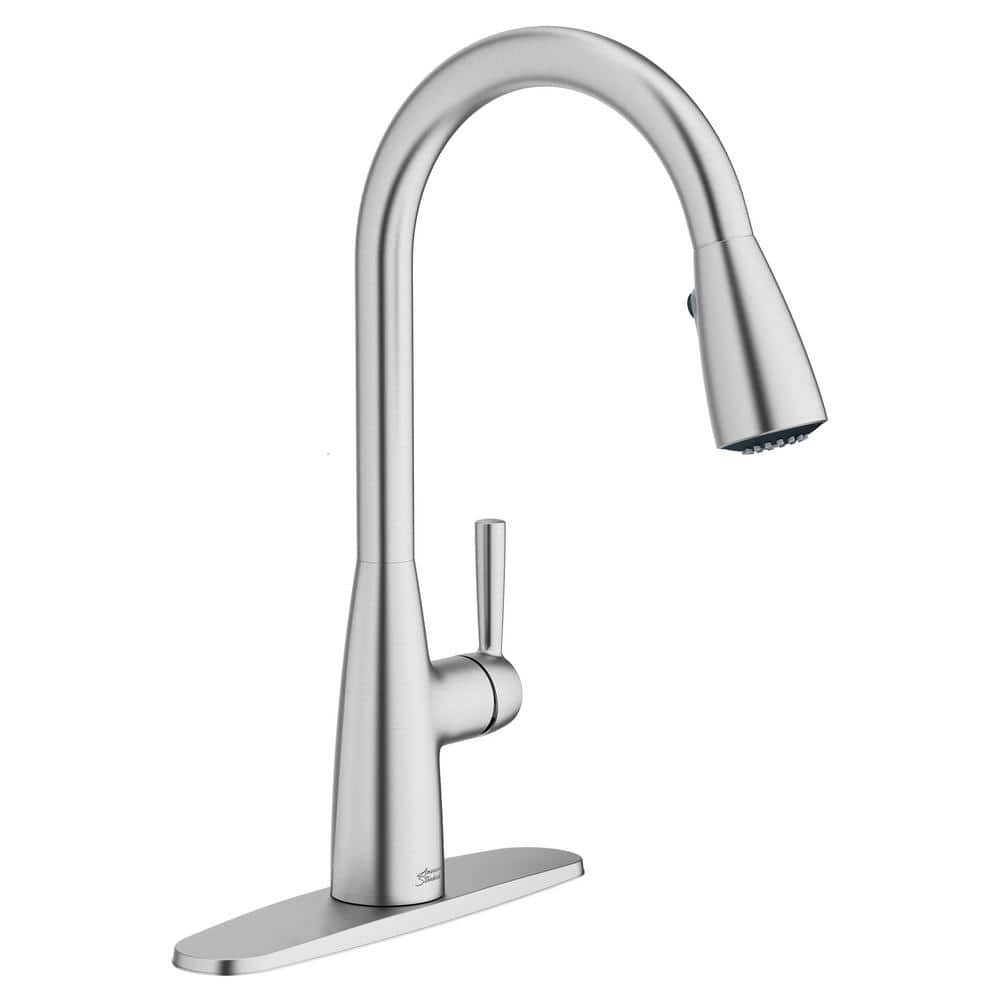 American Standard Fairbury 2S Single-Handle Pull-Down Sprayer Kitchen Faucet in Stainless Steel (2)
