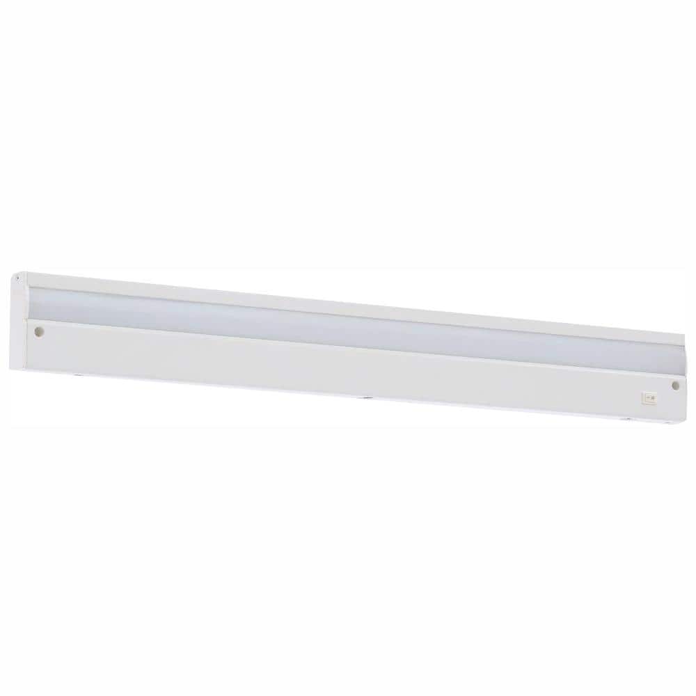 PRIVATE BRAND UNBRANDED 24 in. Hardwired White Integrated LED Under Cabinet Light (2)