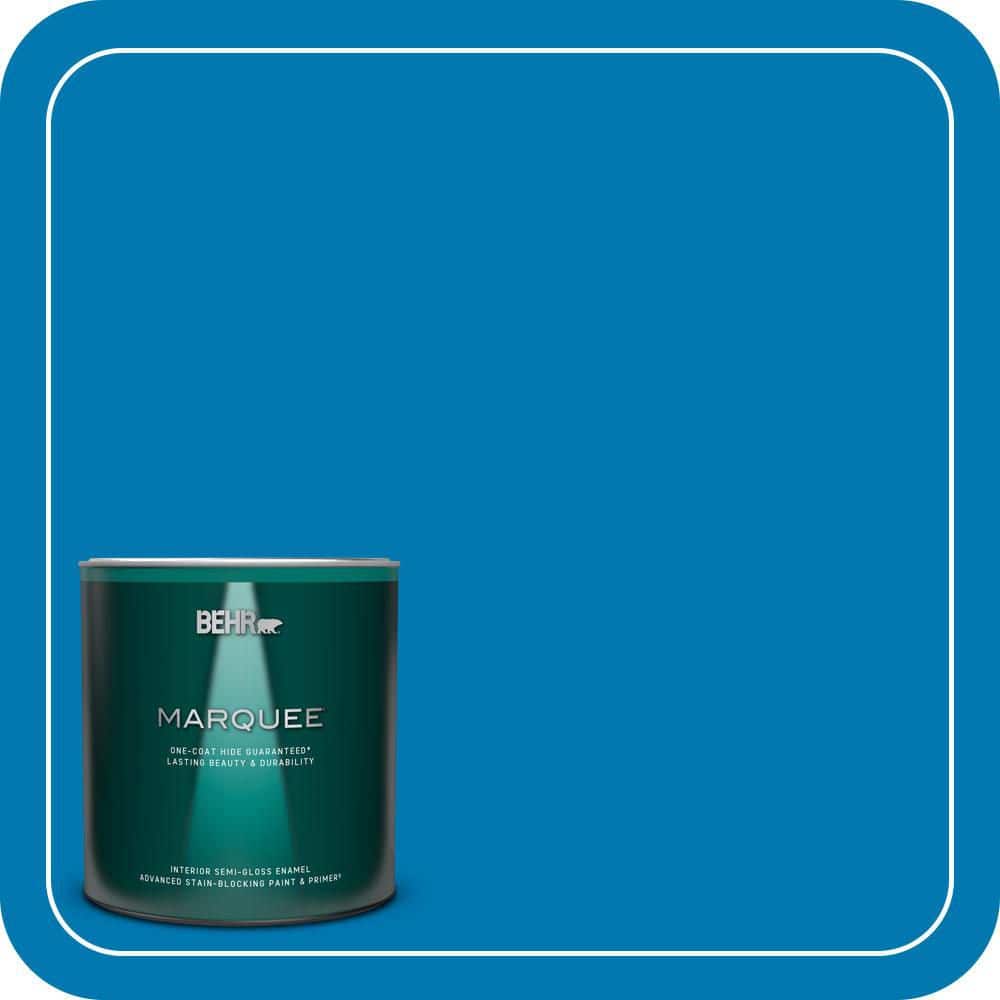 BEHR MARQUEE 1 qt. #S-G-540 Song Bird Semi-Gloss Enamel Interior Paint & Primer