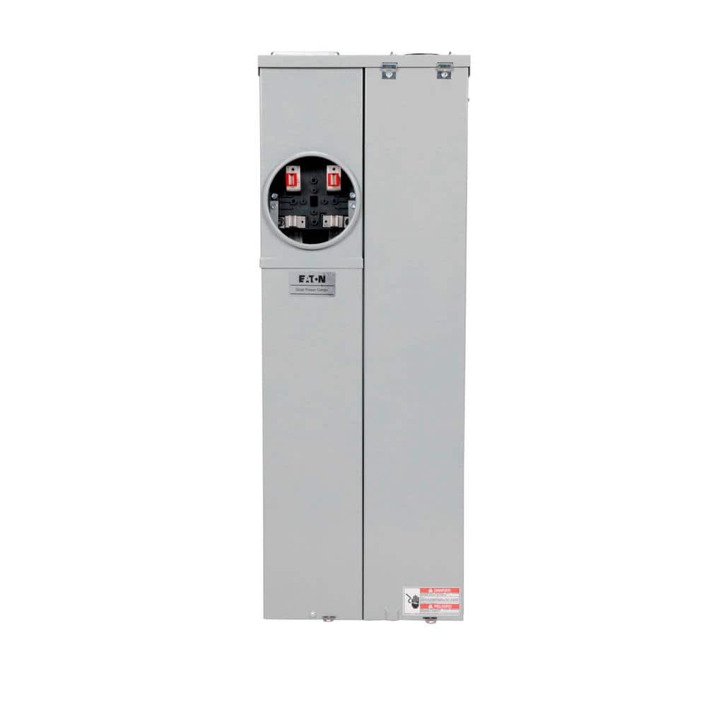 Eaton 200 Amp 120-Volt/240-Volt 20-Space 40-Circuit EUSERC BR Type Main Meter Breaker, Surface, SR (2)