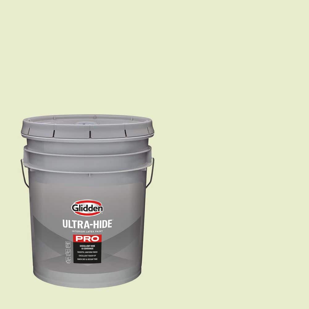 Glidden Ultra-Hide 1 gal. PPG1222-2 Honeydew Melon Eggshell Interior Paint